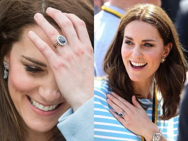 Kate Middleton's engagement ring.