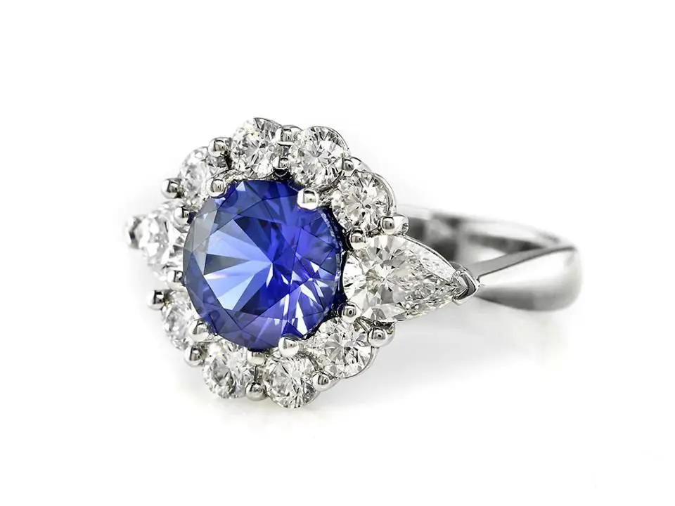 Princess Diana's sapphire engagement ring.