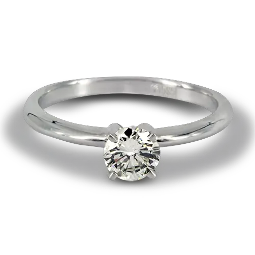 Classic model with a 0.39 carat diamond