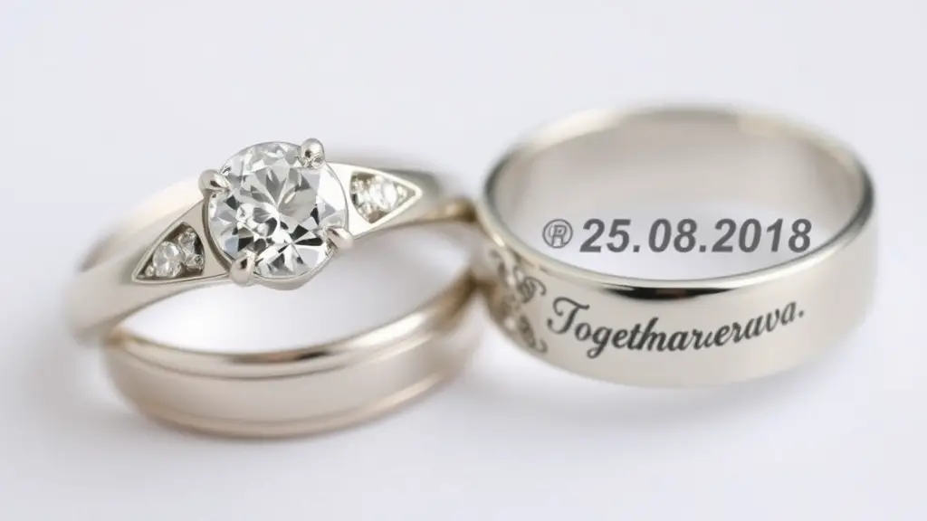 Engraving on wedding rings