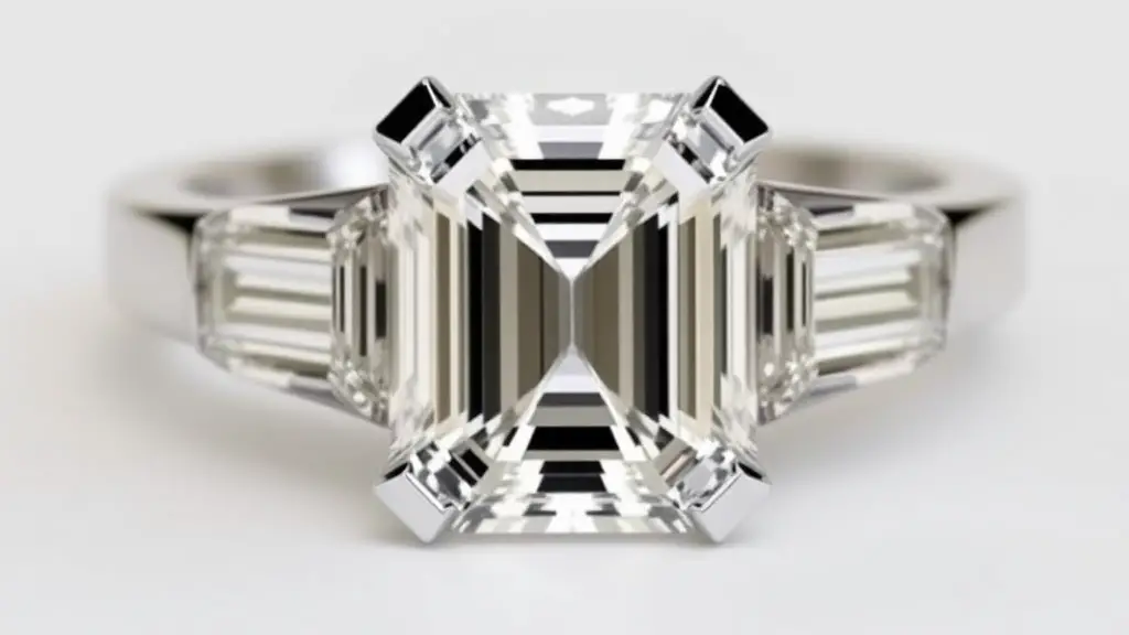 Emerald cut stones (rectangular cut)