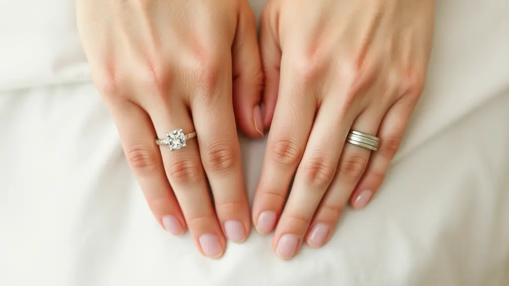 How to properly wear an engagement and wedding ring together