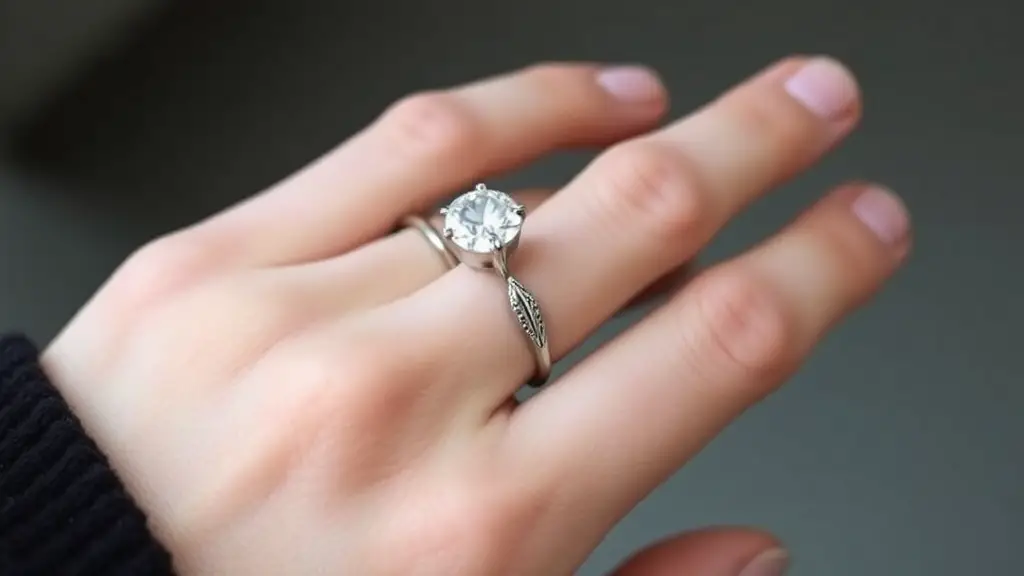 How to properly wear an engagement and wedding ring together