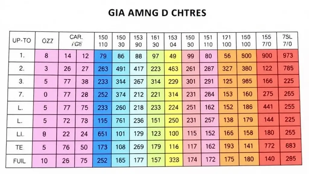 Compliance of diamond color according to GIA and specifications