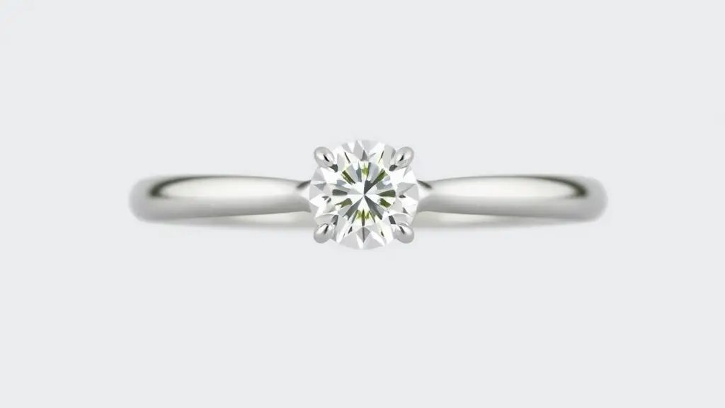 Classic white gold engagement ring