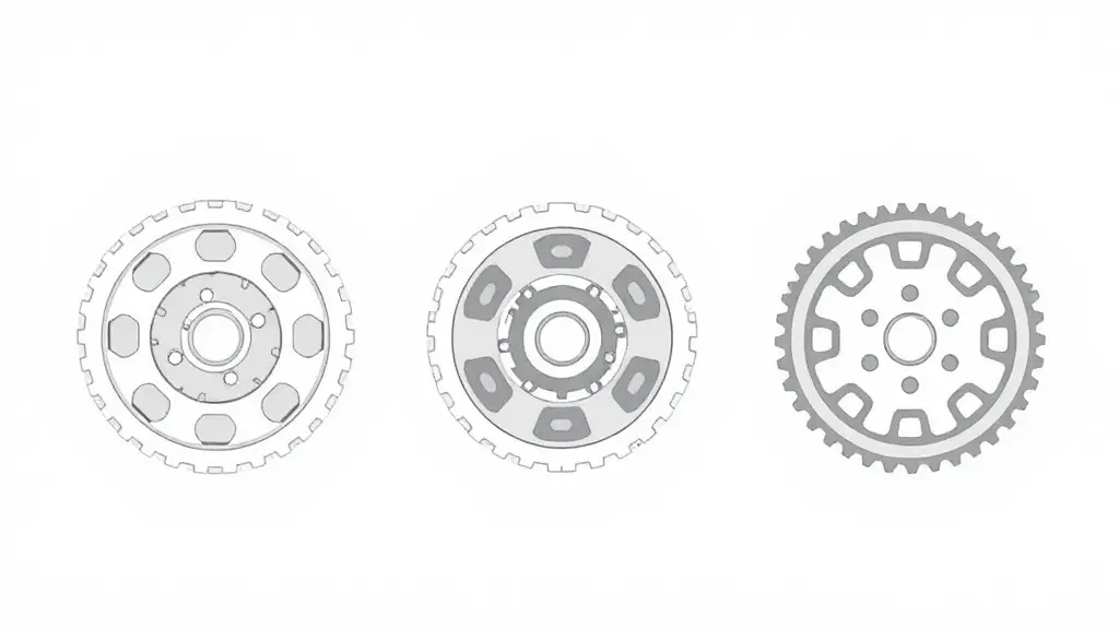 Figure 16. Varieties of carmesine frames