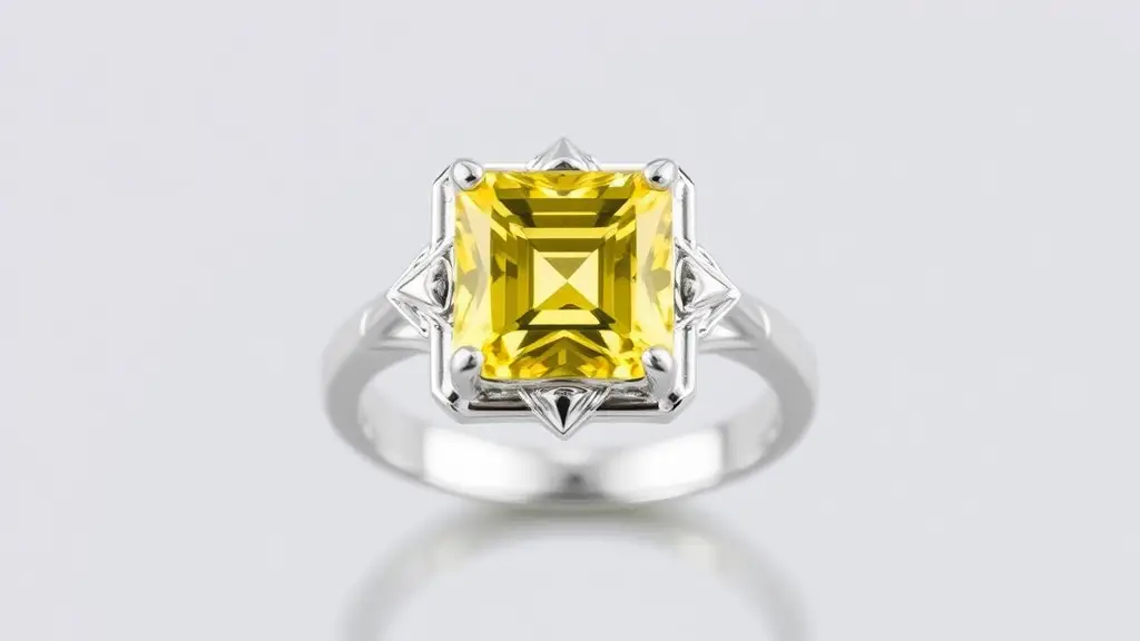 yellow diamond ring